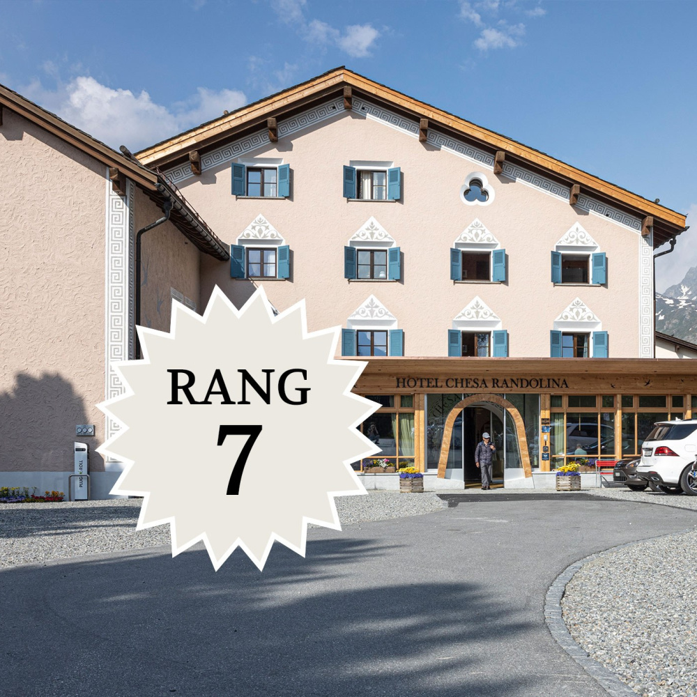 Rang 7 in der Kategorie Nice-Price-Ferienhotels – Andrin Willi Hotelrating