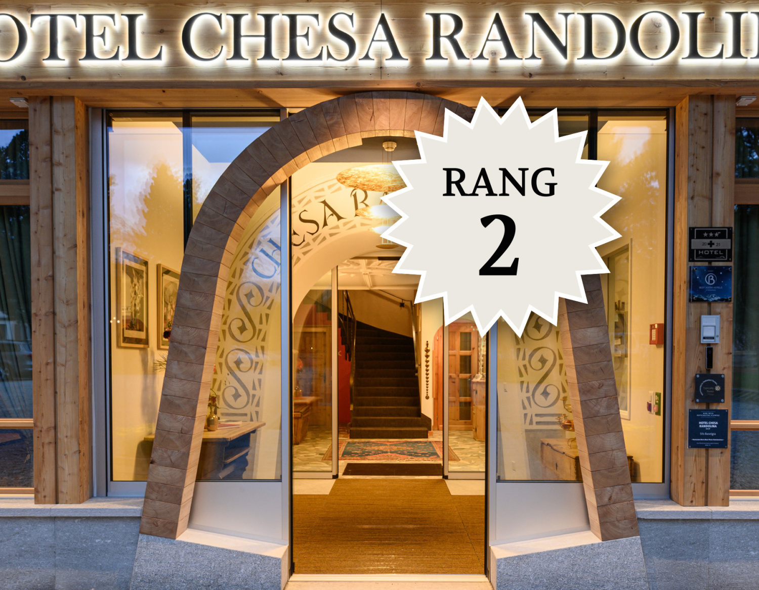 Platz 2 der 25 besten 3-Sterne-Winterhotels – Karl Wild Hotelrating